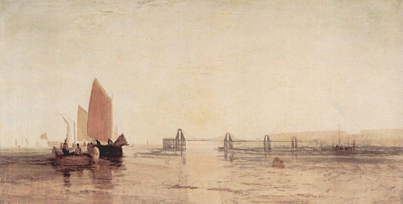 Joseph Mallord William Turner Die Chain-Pier von Brighton Norge oil painting art